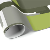 Camouflage Grey Green Urban Rectangle Geschenkpapier (Rolleneckpunkt)