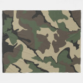 Camouflage, große Fleecedecke (Vorderseite (Horizontal))