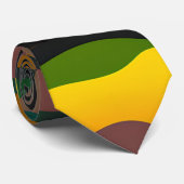 Camouflage große Steine Rainbow Pattern Krawatte (Gerollt)