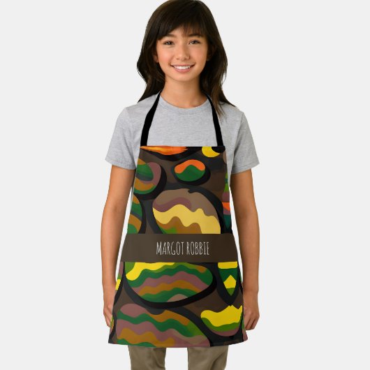 Camouflage große Steine Rainbow Pattern Schürze (Insitu)