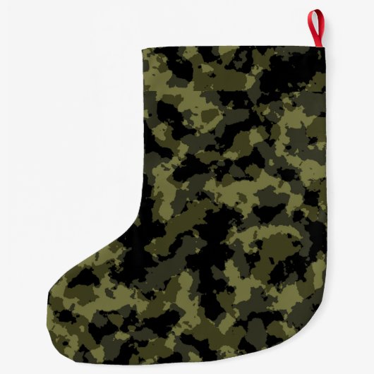 Camouflage Großer Weihnachtsstrumpf (Rückseite)