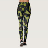 Camouflage Grüne Leggings - Taktischer Yoga-Plan f (Rückseite)