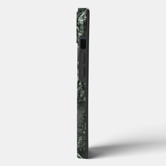 Camouflage - Grüne Rinde Case-Mate iPhone Hülle (Rückseite / Links)