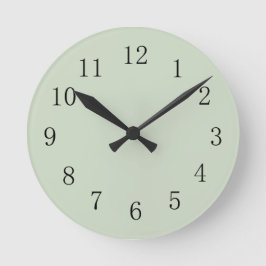 Camouflage Grüne Runde (mittlere Uhr) Wanduhr