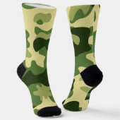 Camouflage Grüne Socken (Gewinkelt)