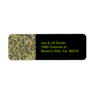 Camouflage-Grüntöne u. Braun