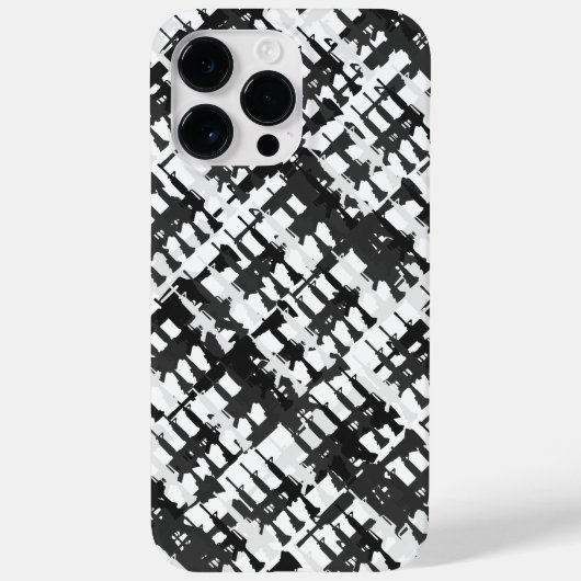 Camouflage Gun Rifles Coole Camouflage Militärisch Case-Mate iPhone Hülle (Rückseite)