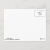 Camouflage Heart Postkarte (Rückseite)