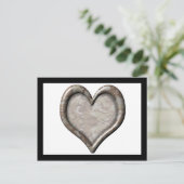 Camouflage Heart Postkarte (Stehend Vorderseite)