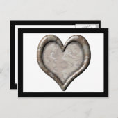 Camouflage Heart Postkarte (Vorne/Hinten)