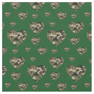 Camouflage Hearts Country Camouflage Stoff