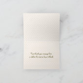 Camouflage Herz Vielen Dank Notizkarten Dankeskarte (Innenseite)