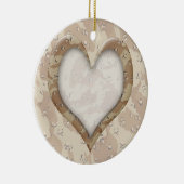 Camouflage Herz - Wüste Keramik Ornament (Rechts)
