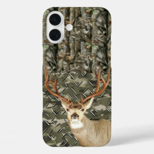 Camouflage Hirsche Jagdenname Männer Sportbuck iPhone 16 Plus Hülle