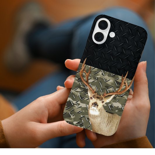 Camouflage Hirsche Jagdenname Männer Sportbuck Case-Mate iPhone Hülle