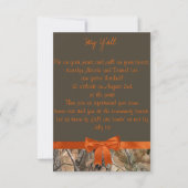 Camouflage Hochzeitseinladung Einladung (Vorderseite)