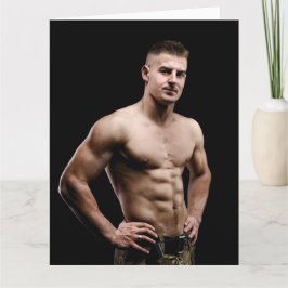 Camouflage Hot Typ Grußkarte Karte