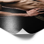 Camouflage Hot Typ Poster (Ecke)