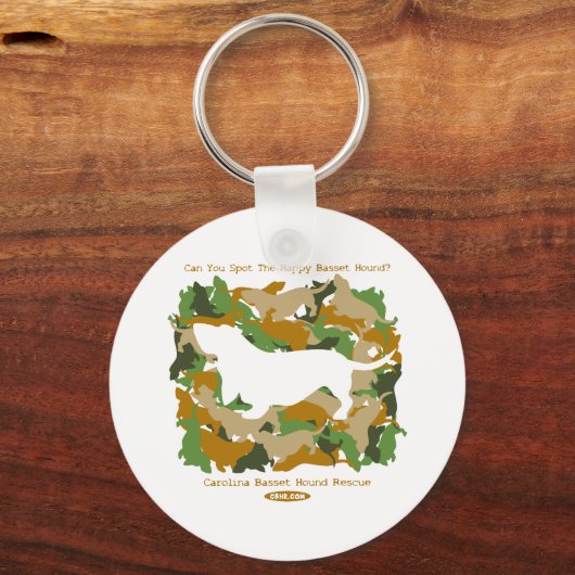 Camouflage Hound Schlüsselanhänger (Vorderseite)