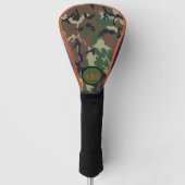 Camouflage Hunter Monogram Golf Head Cover Persona Headcover (Vorderseite)