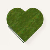 Camouflage im Army Style Pixel Notizblock (Vorderseite)