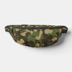 Camouflage im militärischen Stil Bauchtasche