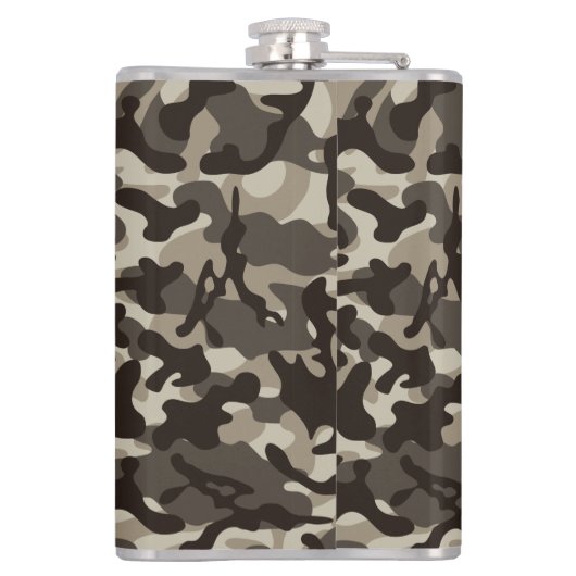 Camouflage im nahen Viertel Flachmann (Rückseite)