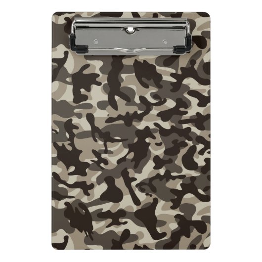 Camouflage im nahen Viertel Mini Klemmbrett (Vorderseite)