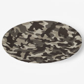 Camouflage im nahen Viertel Pappteller (Schrägansicht)