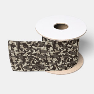 Camouflage im nahen Viertel Satinband