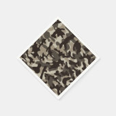 Camouflage im nahen Viertel Serviette (Ecke)
