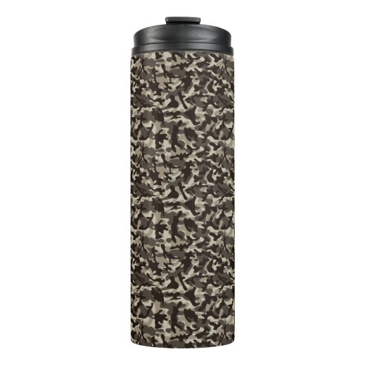 Camouflage im nahen Viertel Thermosbecher (Vorderseite)