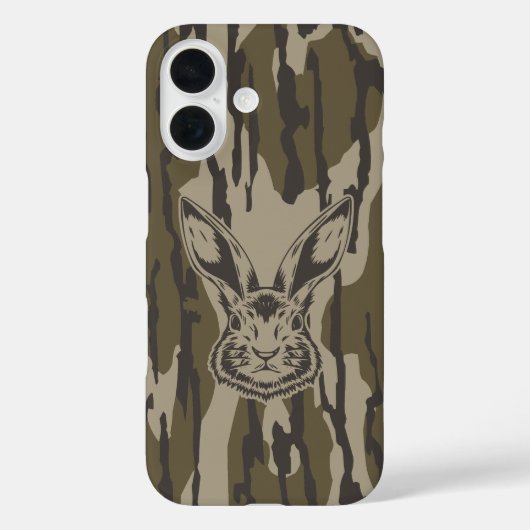 Camouflage in Bottomland Jagd Camouflage Kaninchen Case-Mate iPhone Hülle (Rückseite)