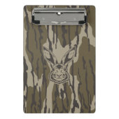 Camouflage in Bottomland Jagd Camouflage Kaninchen Mini Klemmbrett (Vorderseite)