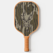 Camouflage in Bottomland Jagd Camouflage Kaninchen Pickleball Schläger (Vorderseite)