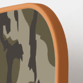 Camouflage in Bottomland Jagd Camouflage Kaninchen Pickleball Schläger (Linke Seite)