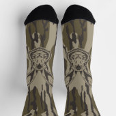 Camouflage in Bottomland Jagd Camouflage Kaninchen Socken (Oben)