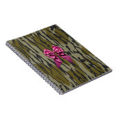 Camouflage in der Bottomasse Niedlich rosa Bow Rib Notizblock (Rechte Seite)
