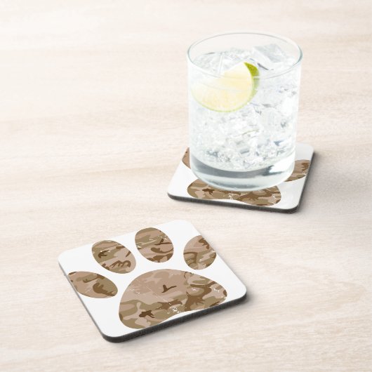 Camouflage in Not Getränkeuntersetzer (Rechte Seite)