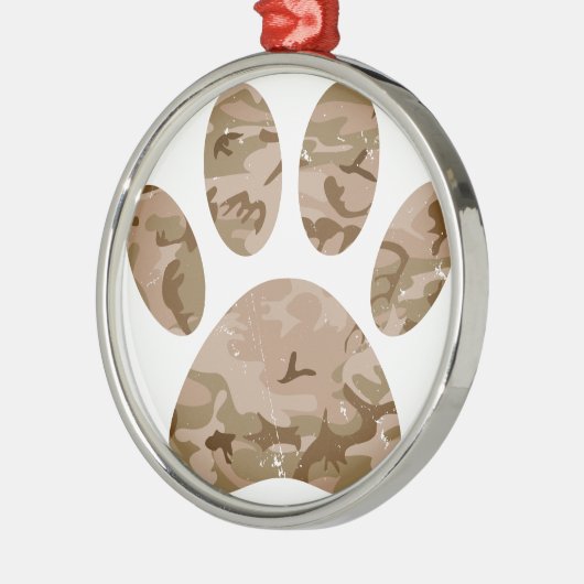 Camouflage in Not Ornament Aus Metall (Links)