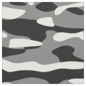 Camouflage in Schwarz, Weiß und Grau Stoff (Nahaufnahme)