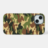 camouflage iPhone 15 hülle (Rückseite (Horizontal))
