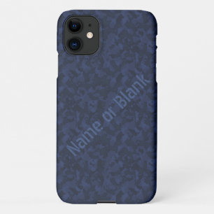 Camouflage iPhone Case in Navy HAMbWG 11 Hülle