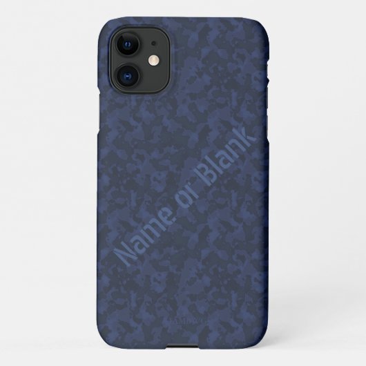 Camouflage iPhone Case in Navy HAMbWG Hülle (Rückseite)