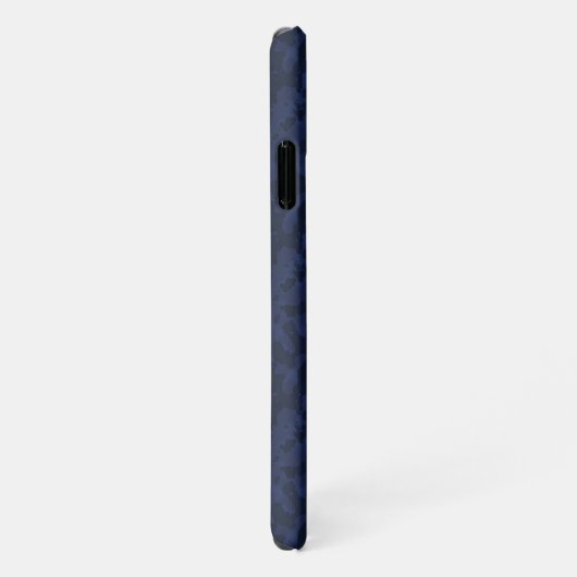 Camouflage iPhone Case in Navy HAMbWG iPhone Hülle (Rechte Seite)