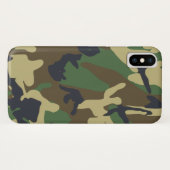 Camouflage iPhone X Hüllen (Rückseite (Horizontal))