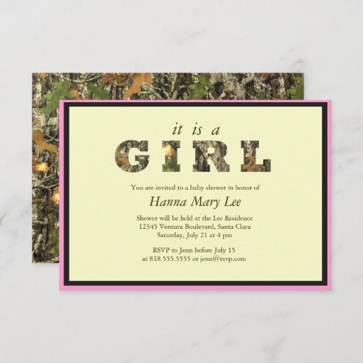 Camouflage ist es eine einladung (Vorne/Hinten)