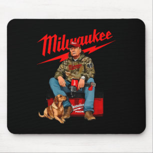 Camouflage Jagd Jahreszeit Handbohrer Hundebüt T - Mousepad