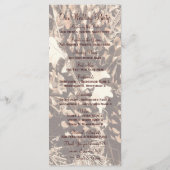 Camouflage Jagd Thema Land Hochzeiten Programme Ve (Rückseite)