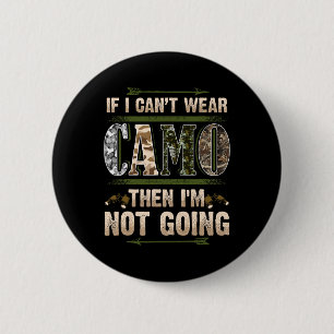 Camouflage Jäger auf der Jagd Buck Deer Country Re Button